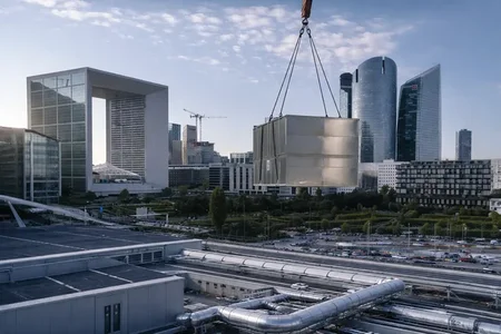 District cooling towers