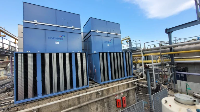 evaporative condenser centrale del latte di Roma